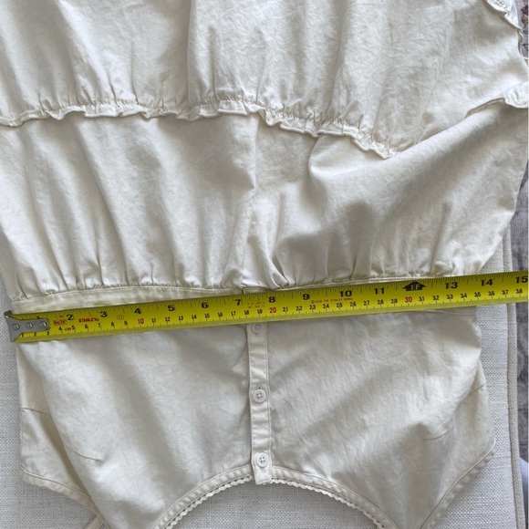 SUNDAY Best Aritzia 100% Cotton Tiered Mini Dress in Whisper White XS - Picture 9 of 10